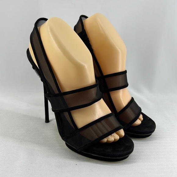 Gucci Bette High-Heel Mesh Platform Sandal - Picture 1 of 13